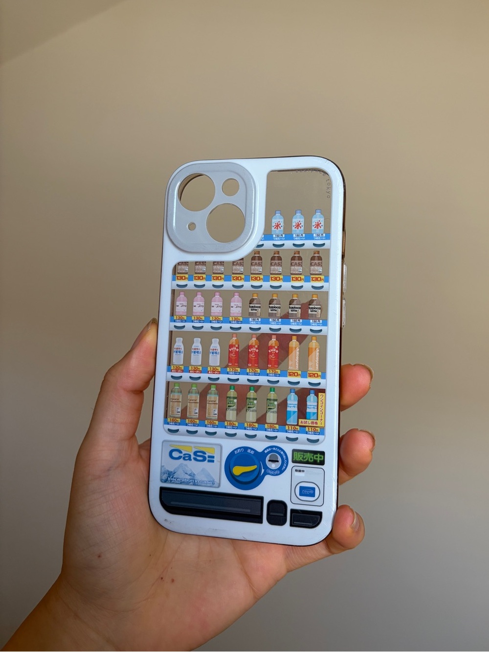 cas:pace Japanese Vending Machine phone case iphone15